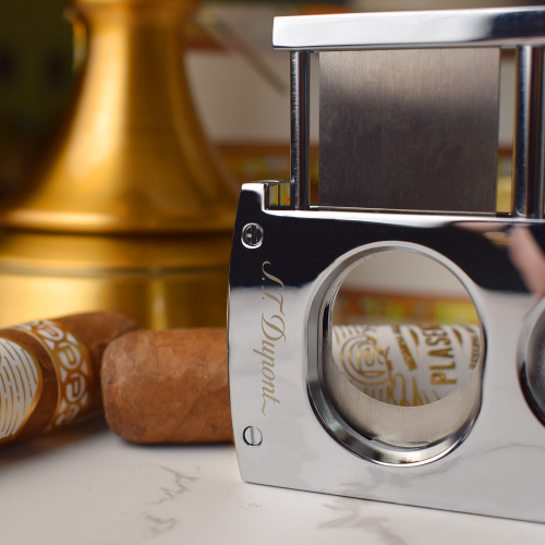 ST Dupont Cigar Cutter - Double Blade - Chrome
